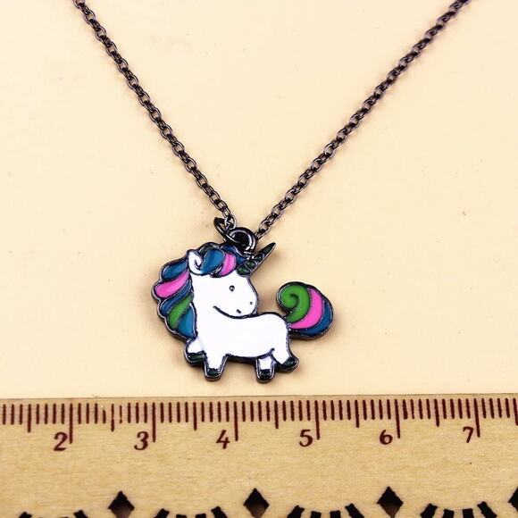 Unicorn Necklace Unicorn Gifts Pendant Jewelry - Picture 3 of 4